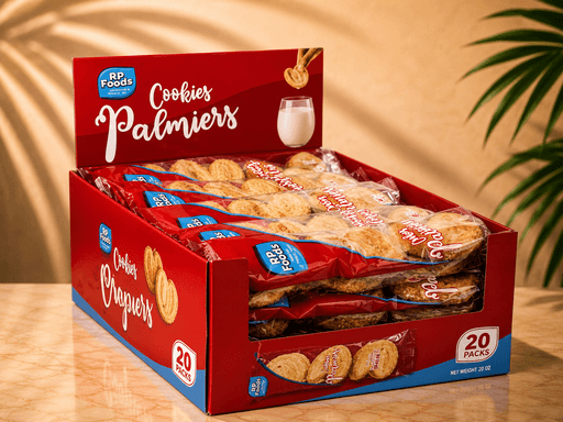 COOKIES PALMIERS OREJITAS X 20 X 6