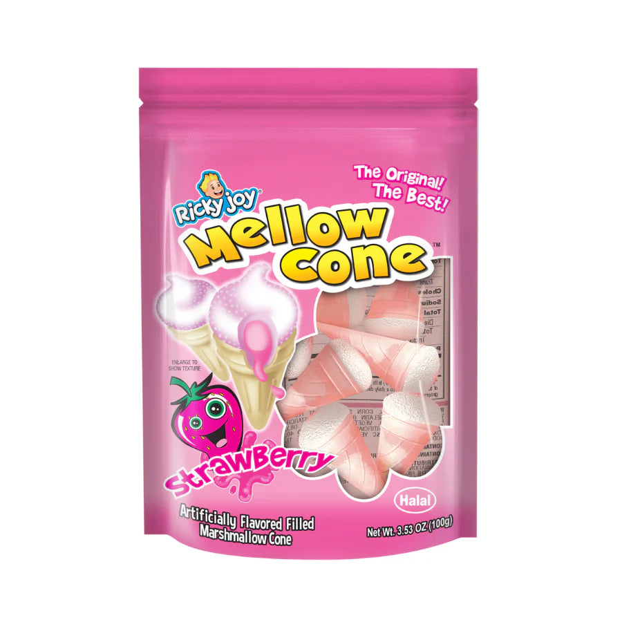 Ricky Joy Mellow Cone Strawberry