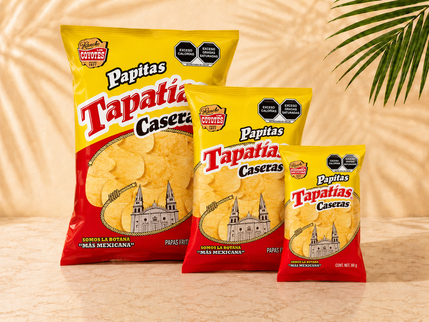 LOS COYOTES PAPITA CASERA CON SAL CONT NET 80Ggr (8)