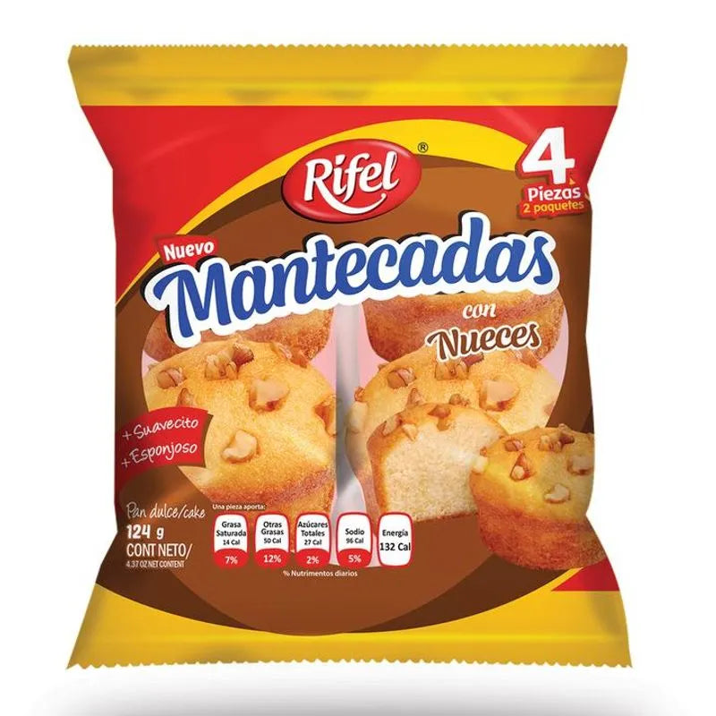 Rifel Mantecadas con Nueces