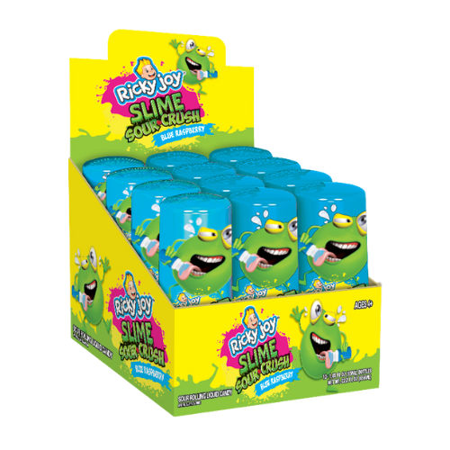 Dul Ricky Joy Slime Sour Crush Rolling Líquido Blue Raspbe