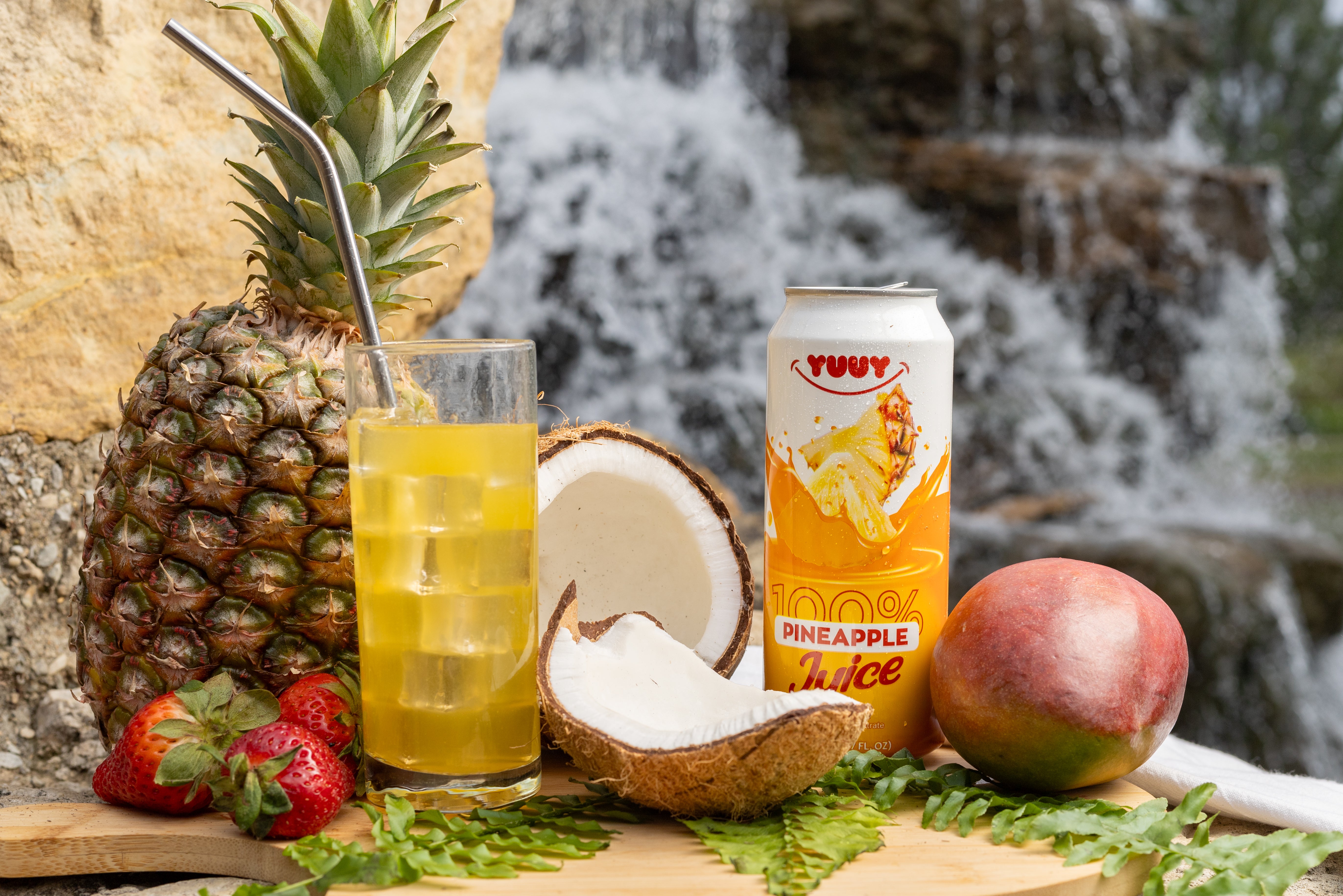 Yuuy Pineapple Juice Nectar 100% Fruit 290ML