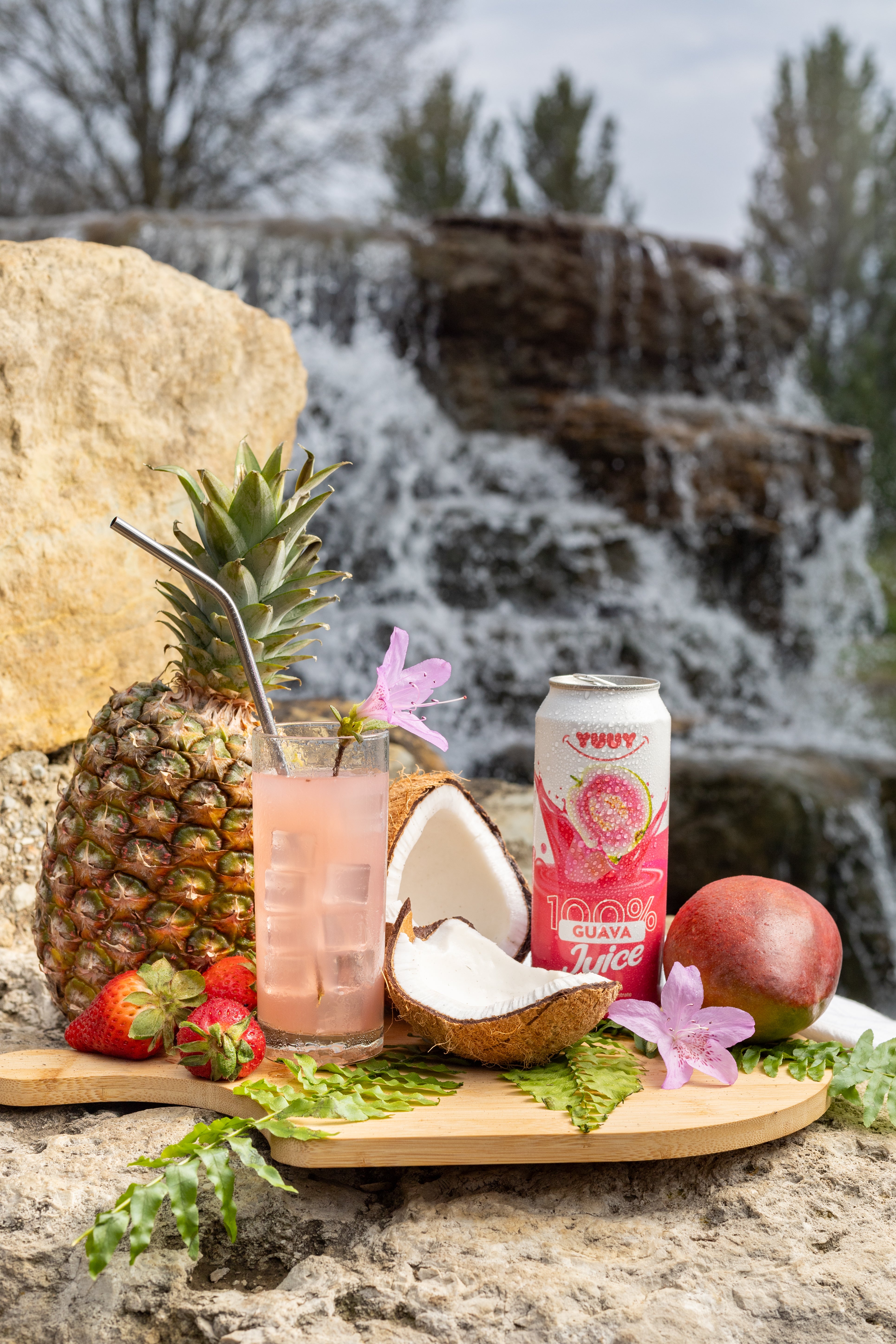 Yuuy Pink Guava Juice Nectar 100% Fruit