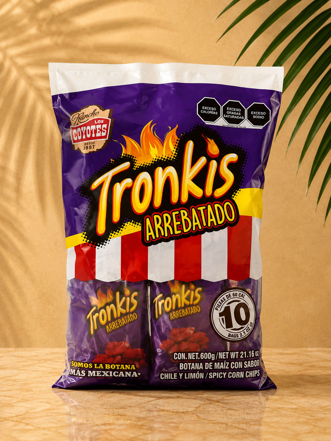 COYOTES TRONKIS ARREBATADO (10 und) 60gr / 2.12oz