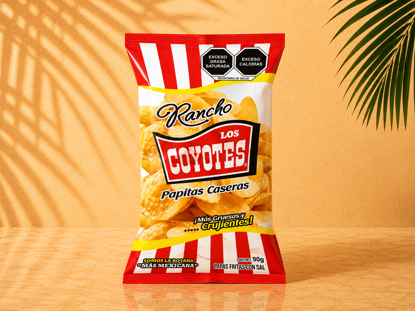 LOS COYOTES PAPAS FRITAS CASERAS CONT NET 55gr